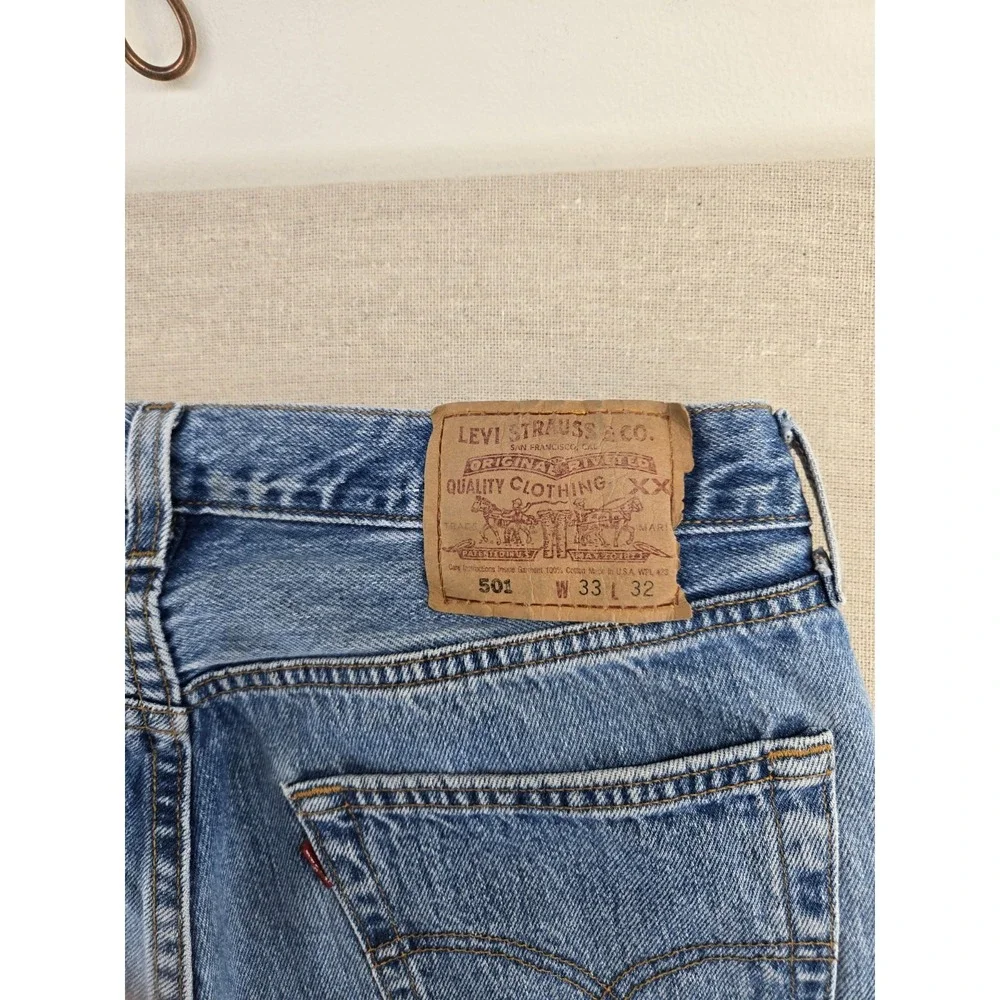 VTG 90s Levis 501 Jeans Mens 33x32 Fits 31.5x31